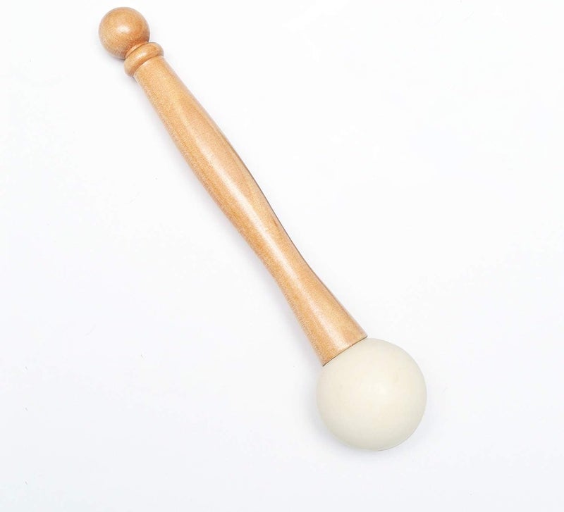 CVNC Rubber Mallet for Playing Frosted Quartz Crystal Singing Bowl Rubber Stick - Image 2